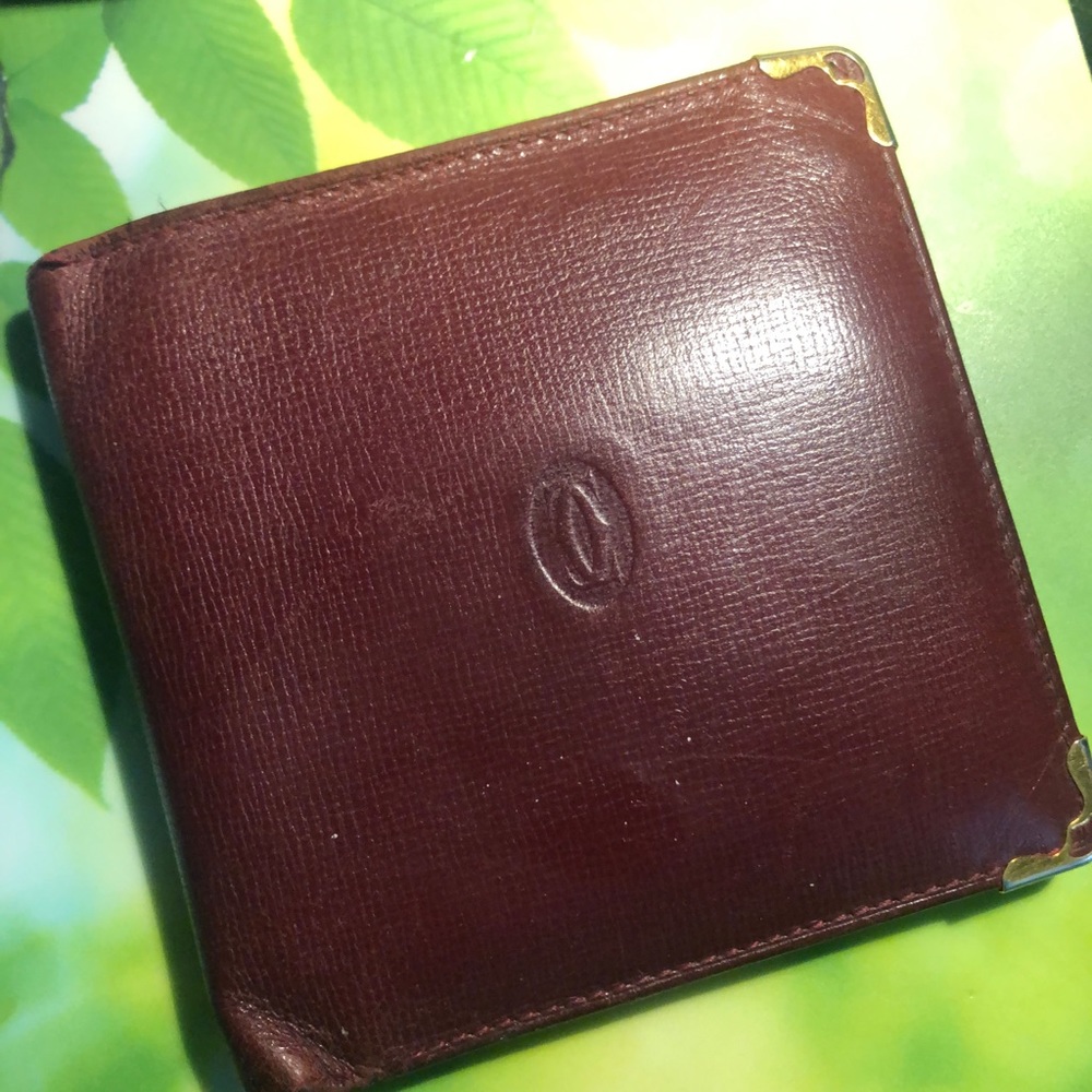 Cartier wallet authentic slightly used